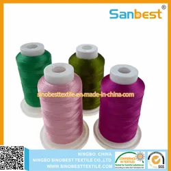 Bunte Viskose-Rayon-Stickgarn auf Mini-Spulen