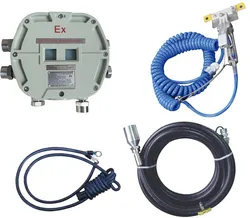 Protezione contro il trabocco e connessione statica Carico elettrostatico Spill di olio Protezione contro il trabocco e messa a terra / Sistema di messa a terra statica