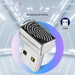Windows 10 11 Hallo Laptops PC Biometrischer Scanner Vorhängeschloss USB Fingerabdrucklesemodul