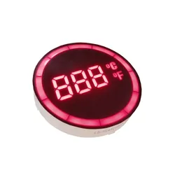 Runde Form Gemeinsame Kathode 7 Segment-LED-Anzeige für Temperaturregler