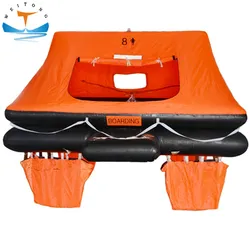 SOLAS Throw Overboard gonfiabile Davit lanciato automatico gonfiabile Liferaft / Life Raft