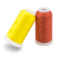 Optionale Mehrfarbige 100% Polyester Stickgarn
