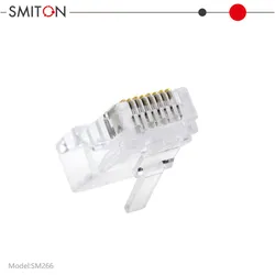 Conector de Cabo de Rede Ethernet RJ45 Conector RJ45 Cat5 CAT6 Conector Plugue Modular