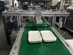Máquina automática para fabricação de pratos de papel descartáveis