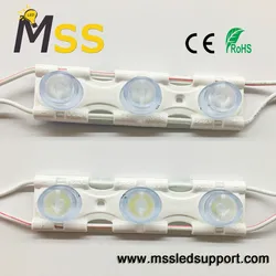 12V 2.8W Módulos LED de Injeção Iluminados por Borda Luz Lateral SMD 3LED Modulos 3W 3030 Módulo LED para 5-10cm Caixa de Luz Fina