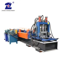 Tam Otomatik PLC Kontrol Sistemi CZ Purlin Profil Oluşturma Makinesi