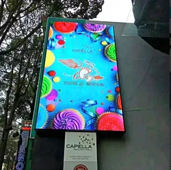 หน้าจอแสดงผล LED กลางแจ้งและในร่ม บริการด้านหน้า หน้าจอขนาดกะทัดรัดสำหรับโฆษณา
