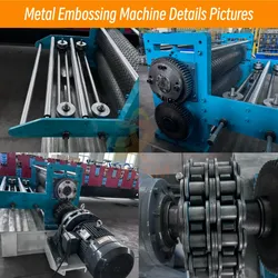 Hochwertige Blechwalzprägungsmaschine Metallpaneel-Präge-Rollformmaschine Metallplatten-Prägemaschine