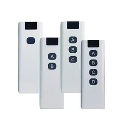 Anpassbare Taste 100m Drahtlose RF-Fernbedienung