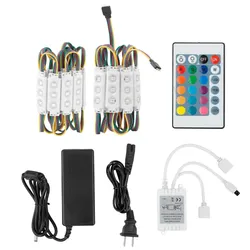 صندوق إعلانات بإضاءة LED وحدة إضاءة RGB 0.72W 70lm 5050 وحدة إضاءة RGB LED