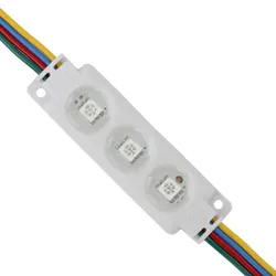 صندوق إعلانات بإضاءة LED وحدة إضاءة RGB 0.72W 70lm 5050 وحدة إضاءة RGB LED