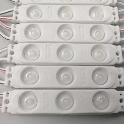 10000K Módulo LED Branco Frio IP65 3 Módulos de Luz LED para Painéis de LED para Sinais de Caixa de Luz