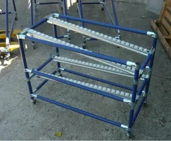 Trilho Deslizante de Rolos Galvanizado Placon para Sistema de Armazenamento de Tubos 28mm