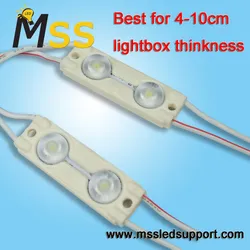 LED-Modul wasserdicht DC12V 0.48W 2 LED-Licht SMD 2835 Mini-LED-Injektionsmodule für Beschilderungsbeleuchtung
