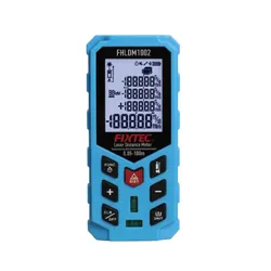 Fixtec 0.05-100m Misuratore di distanza laser verde digitale, metro a nastro laser, sensore di distanza
