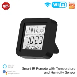 Sensor de Temperatura e Umidade WiFi IR SLS com Display LED e Controle Remoto