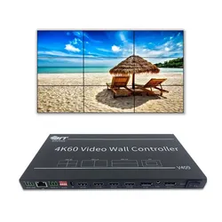 Bitvisus 4K HDMI-Videowandprozessor 3X3 Controller mit Rotationsfunktion