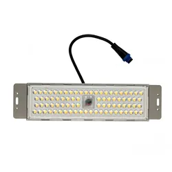 50W Módulo LED com ângulo de lente personalizado disponível IP67 Módulo LED SMD à prova d’água para luminária rodoviária externa