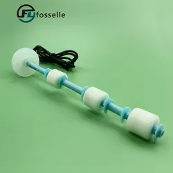 Sensore di livello liquido in acqua tipo galleggiante in plastica PP, interruttore a galleggiante personalizzato, indicatore di livello, trasmettitore di livello