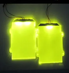 Maßgeschneiderte hochwertige grüne LCD-Anzeige mit LED-Hintergrundbeleuchtung für Instrumente