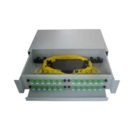 48-Port-Faseroptik-Patchpanel zur Rackmontage mit ausziehbarer Schublade