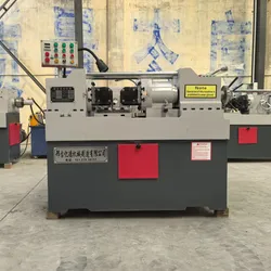 Vollautomatische hydraulische Gewindewalzanlage - Rundstahl-Gewindeschneidmaschine - Schraubenstangen-Gewindewalzanlage