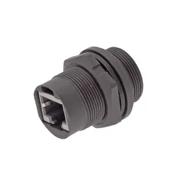 Conector Compacto RJ45 Versátil para Configuração de Rede Sem Esforço