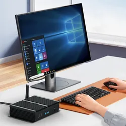 Computador Embutido Industrial Rugged Fanless Hystou Suporta 24/7 Mini PC