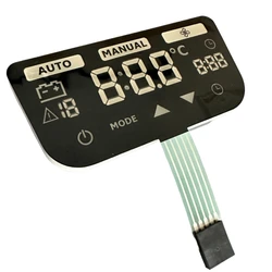 Anpassbares 7 Segment-LED-Anzeigemodul mit Touch-Tasten