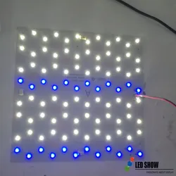 لوحة LED داخلية سداسية معيارية بإضاءة خلفية وغير قابلة للقطع للافتات واجهات المتاجر