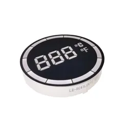 Runde Form Gemeinsame Kathode 7 Segment-LED-Anzeige für Temperaturregler