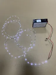 Corda de LED piscante para exibição em PDV, luzes de Natal piscantes