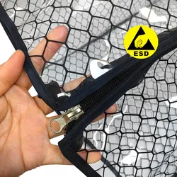 Antistatische PVC-Gitterabdeckung ESD SMT PCB-Magazinständerabdeckung