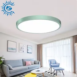 Pannello LED rotondo da soffitto rosa