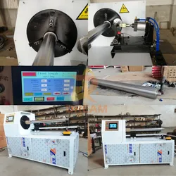 Máquina Automática de Fabricação de Tubos de Papel Máquina de Corte de Núcleo de Tubo de Papel Máquina Cortadora de Núcleo de Papel