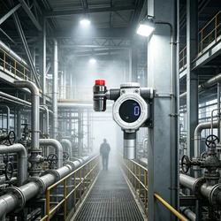 Intelligenter Punktgasdetektor mit integriertem Alarmsystem