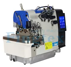 Fingtex Computerisierte Drei-Faden Vollautomatische Overlock-Nähmaschine mit Rücklatch