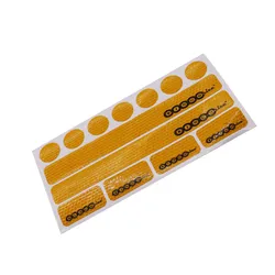 Auto Fiets Reflecterende Velg Sticker Hechting Reflecterende Tape Waarschuwing Reflecterende Decals
