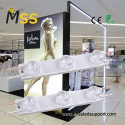 3030 Módulo LED 3.6W Aprovação CE RoHS Impermeável Injeção 3030 3 Módulo LED para Iluminação de Caixa de Publicidade