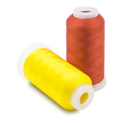 Optionale Mehrfarbige 100% Polyester Stickgarn
