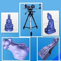 เครื่องตัด CNC ใช้สแกนเนอร์ความแม่นยำสูง 3D