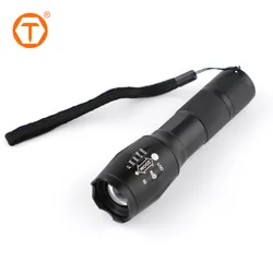 Đèn pin chiến thuật sạc lại, đèn LED, ánh sáng xa