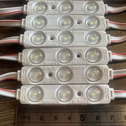 3 LEDs 1.5W Hochleistungs-Wasserdichte Optiklinse LED-Modul