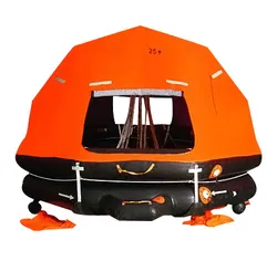 Inflatable Throw-Over Life Raft