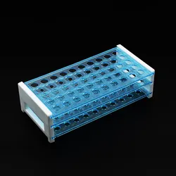 Teste de Laboratório Rack de Tubos de Ensaio de Polipropileno Autoclavável 12mm 72