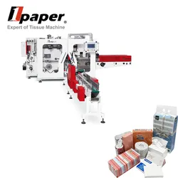 Automatische Multifunktionsserviettenpapiermaschine für vollflächige Prägung von Serviettenpapier
