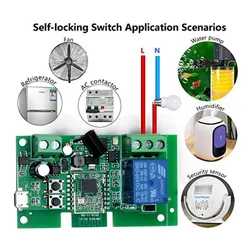 Controle Remoto RF Zigbee SLS Módulo Relé Inteligente Tuya Interruptor Controlador 1CH