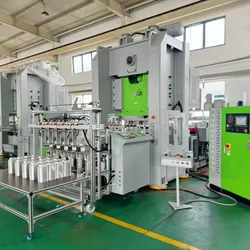 Múltiplas Máquinas Automáticas de Contêiner de Alumínio Composição Linha de Produção de Contêiner de Alumínio para Processamento de Contêineres de Alumínio