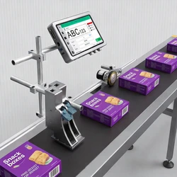 Embalagem de Alimentos Data de Impressão Número do Lote Impressão do Logotipo Cor do Tinta Impressora a Jato de Tinta