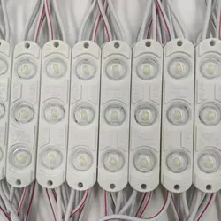 Wirtschaftliches 200PCS Paket 6500K LED-Modul 3light 0.72W 12V LED-Lichtmodul CE RoHS-Zertifizierung LED-Modul